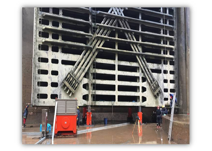 三峽南北二線提升器，提升高度175m ～185m